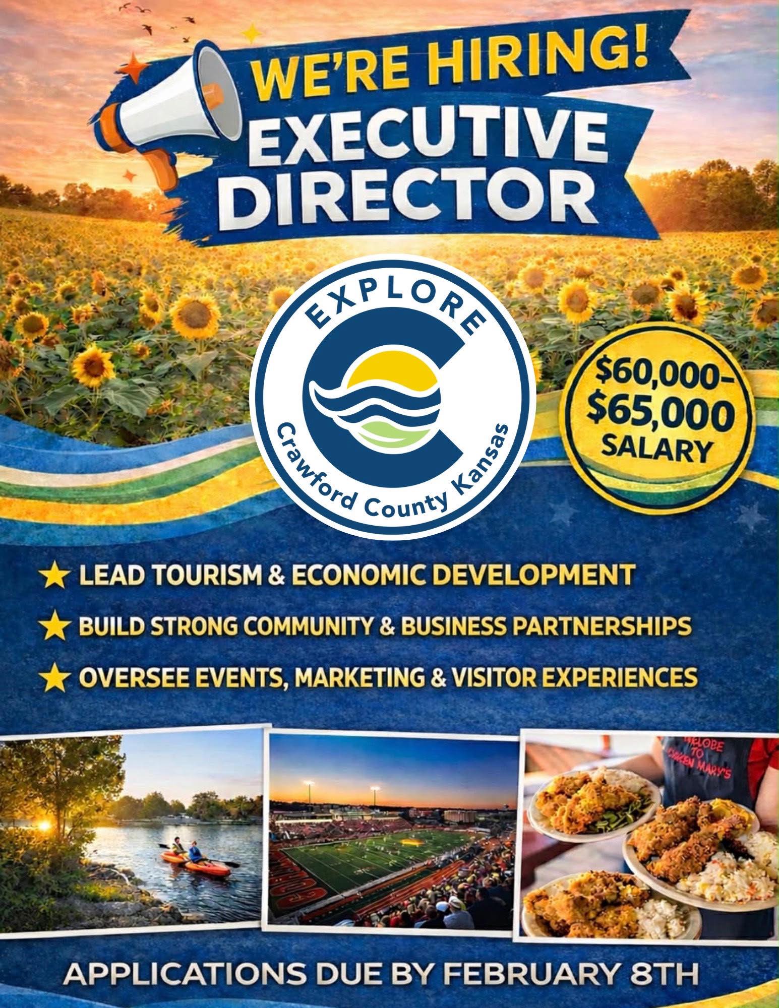 Explore Crawford County has a job opening for a new Executive Director